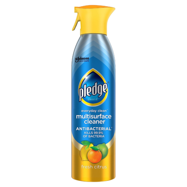 Pledge Everyday Clean Multi Surface Cleaner & Antibacterial Spray Aerosol (9.7 Oz) Hot on Sale