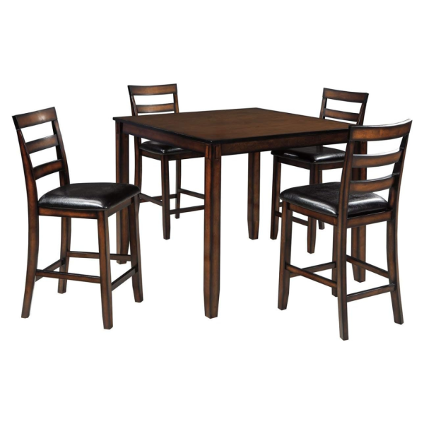 Signature Design By Ashley Coviar 5 Piece Counter Height Dining Set, Includes Table & 4 Barstools Online Hot Sale
