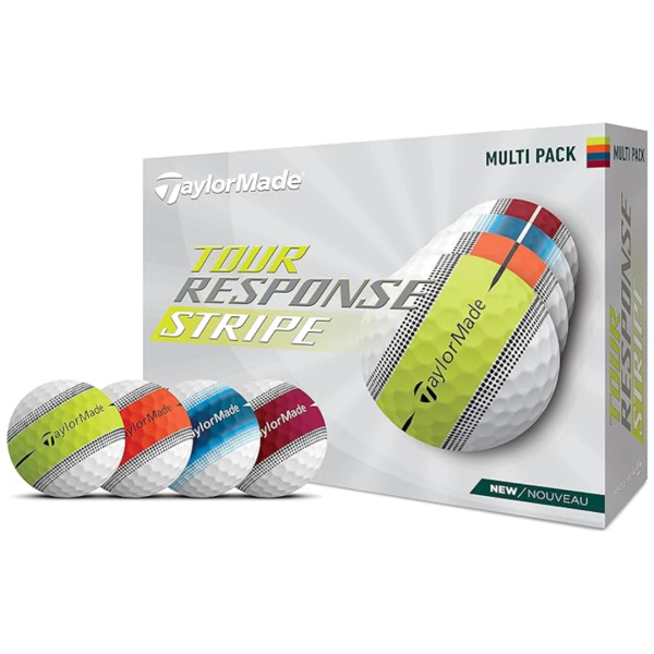 TaylorMade Golf Tour Response Stripe Ball Multi Pack Dozen (Various) Sale