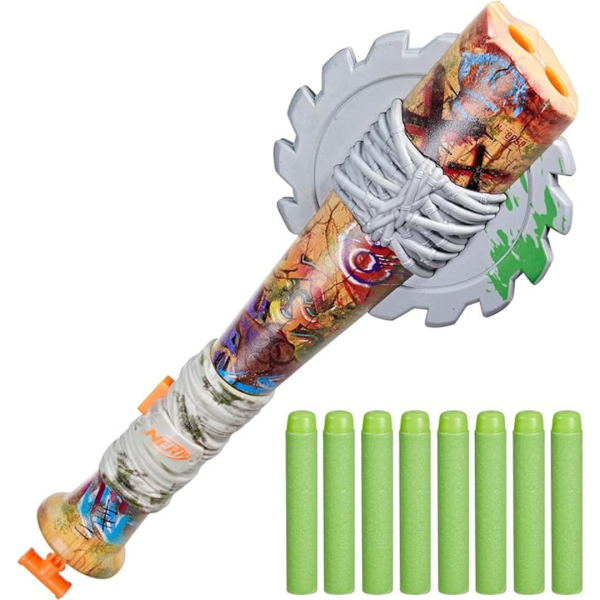 Nerf Zombie Strikeout Dart Blaster with 8 Elite Darts For Sale