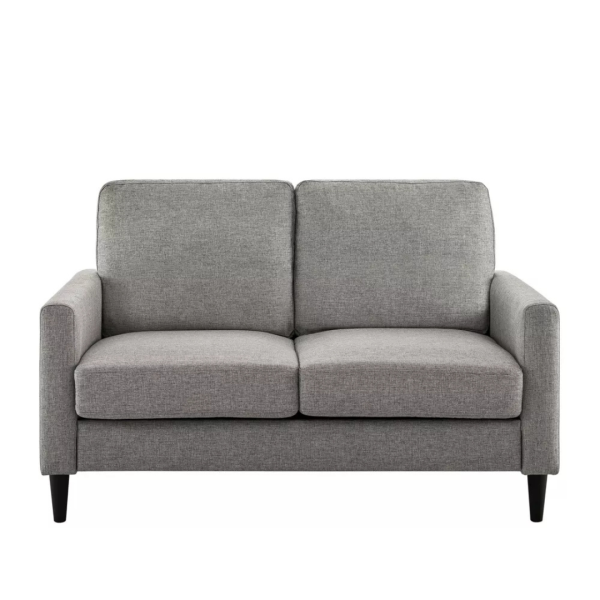 DHP Kaci Linen Upholstered Loveseat Sofa Hot on Sale
