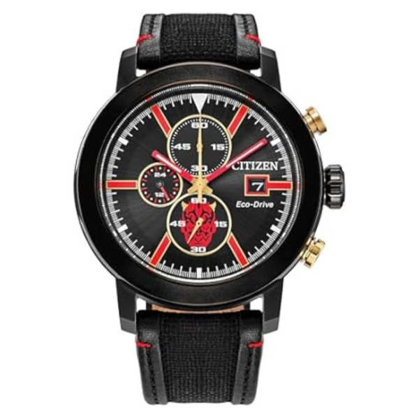 Citizen Men s Eco-Drive Star Wars Darth Maul Mastermind Chronograph Watch For Sale