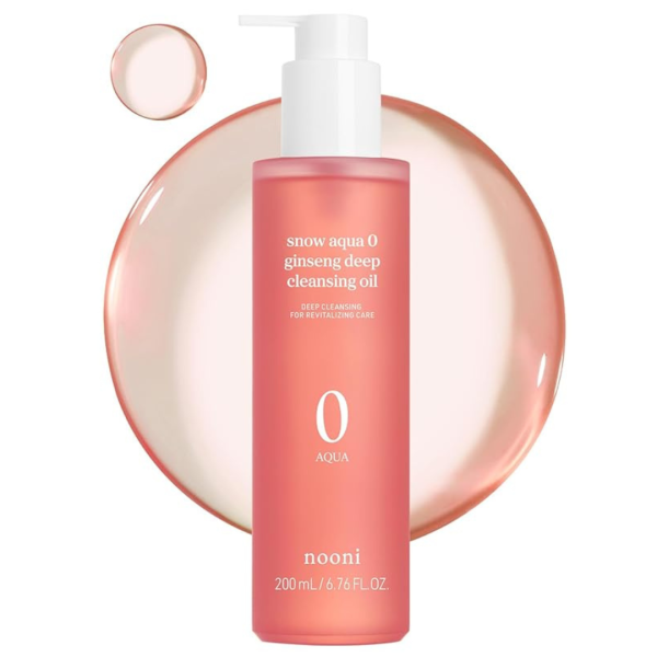 Nooni Snow Aqua 0 Ginseng Deep Facial Cleansing Oil (6.76 FL.Oz) For Cheap