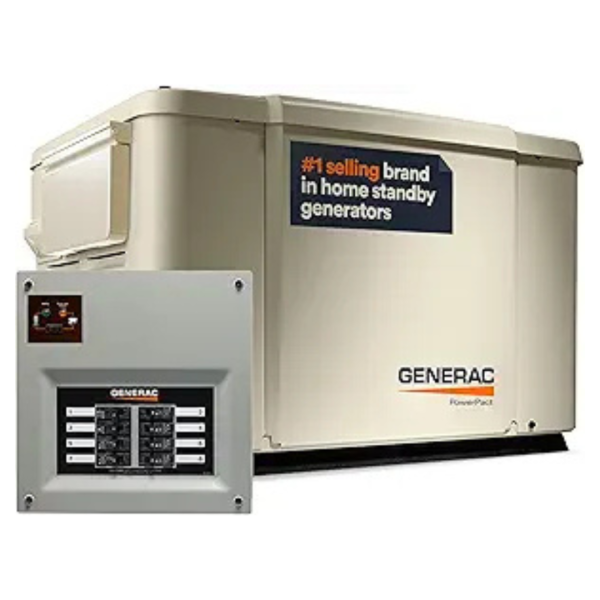 Generac 7.5kW Powerpact Home Standby Generator With 50-Amp Switch Discount