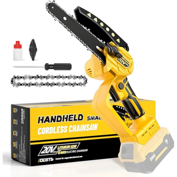 Battery Powered Mini Chainsaw Fit For De-waIt 20V MAX Supply