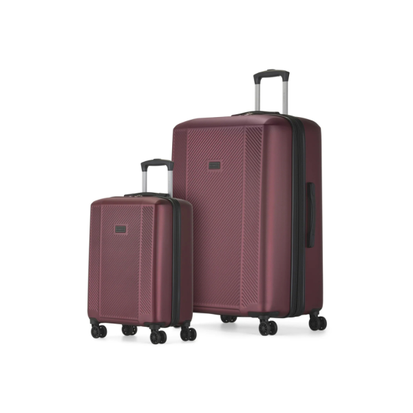 2-Piece Bugatti Manchester Hardside Luggage Set (Burgundy) Online