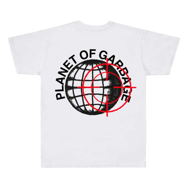 Structures - Planet of Garbage White Shirt Online now - Image 3