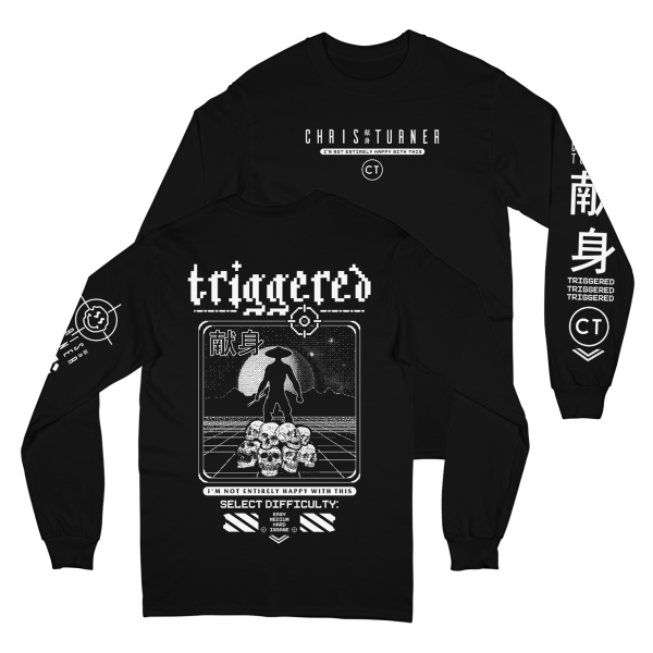 Chris Turner - Triggered Long Sleeve (Black) Supply