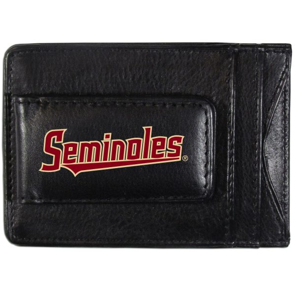 Florida St. Seminoles Logo Leather Cash & Cardholder Cheap